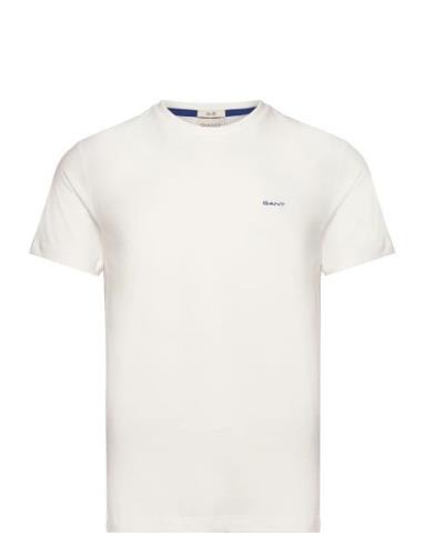 GANT Contrast Logo Ss T-Shirt Vit