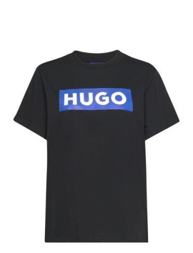 HUGO BLUE Vintage Tee_B Svart