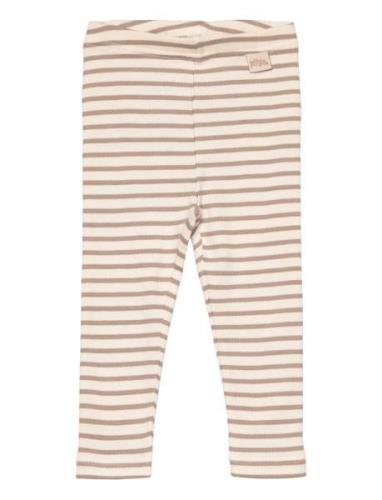 Petit Piao Legging Modal Striped Grön