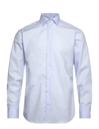 Bosweel Shirts Est. 1937 Poplin W. Contrast Blå