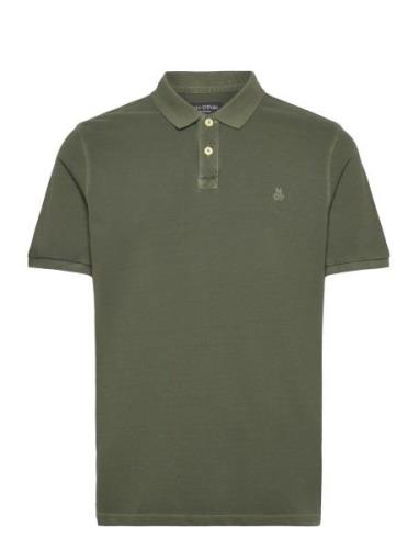 Marc O'Polo Polos Short Sleeve Khaki Green