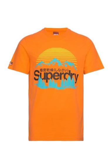 Superdry Great Outdoors Nr Graphic Tee Orange