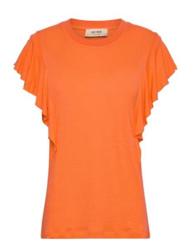 MOS MOSH Mmchio Flounce Tee Orange