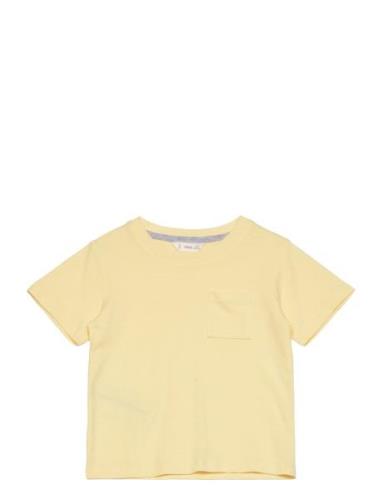 Mango Essential Cotton-Blend T-Shirt Gul