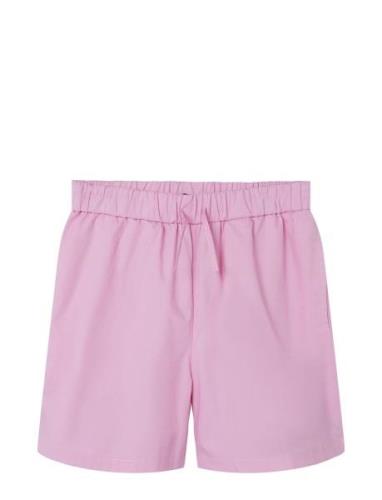 LMTD Nlffouise Poplin Shorts Rosa