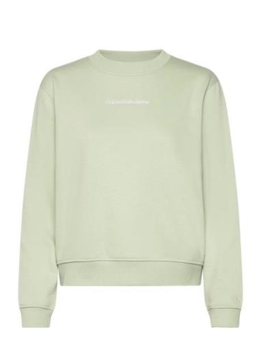 Calvin Klein Jeans Institutional Crew Neck Grön