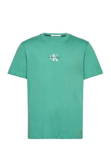 Calvin Klein Jeans Monologo Tee Grön