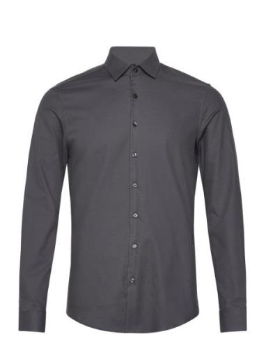 Calvin Klein Twill Easy Care Slim Shirt Grå