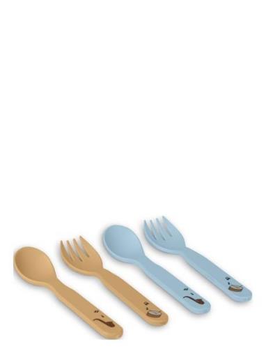 Carl Pla Cutlery Set 4-Pack Home Meal Time Cutlery Multi/patterned Nuu...