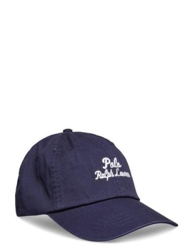 Polo Ralph Lauren Embroidered Twill Ball Cap Marinblå