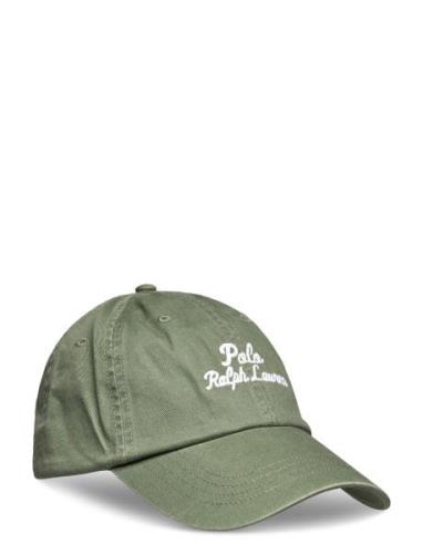 Polo Ralph Lauren Embroidered Twill Ball Cap Grön