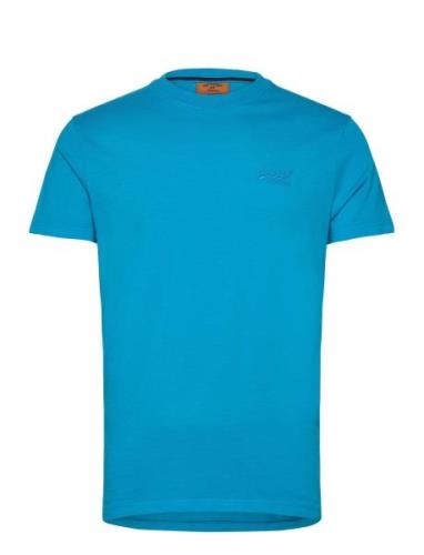 Superdry Essential Logo Emb Neon Tee Blå