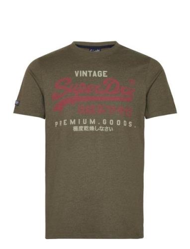 Superdry Vl Premium Goods Graphic Tee Grön