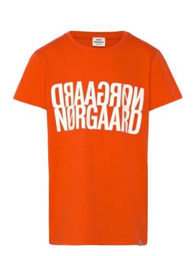 Mads Nørgaard Single Organic Tuvina Tee Orange