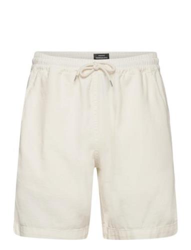 Mads Nørgaard Dyed Canvas Beach Shorts Kräm