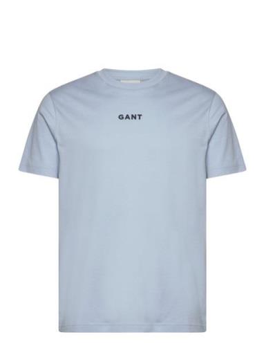 GANT Contrast Small Logo Tshirt Blå