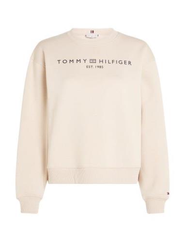 Tommy Hilfiger Mdrn Reg Corp Logo C-Nk Swtshrt Beige