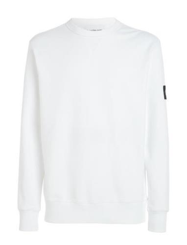 Calvin Klein Jeans Badge Crew Neck Vit