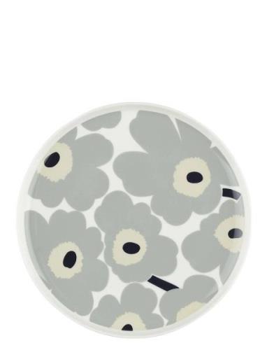 Marimekko Home Unikko Plate 25 Cm 2 Pcs Grå