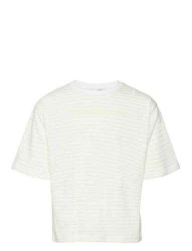 Vero Moda Girl Vmleila Striped Ss Top Jrs Girl Vit