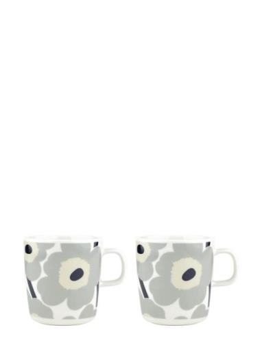 Marimekko Home Unikko Mug 4 Dl 2 Pcs Grå