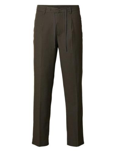 Selected Homme Slh190-Reg Tapered Leroy Pleat Pant Noos Brun