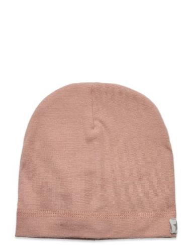 Huttelihut Beanie Solid Rib Rosa