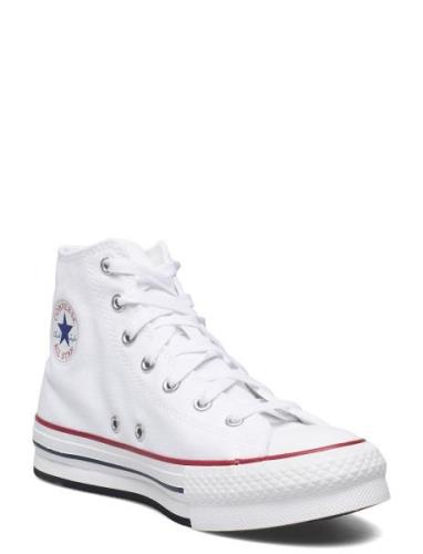 Converse Ctas Eva Lift Hi White/Garnet/Navy Vit