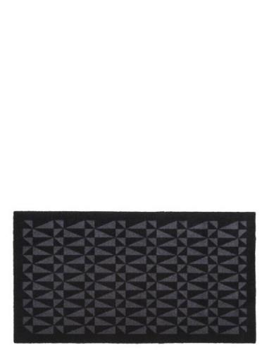 Tica Copenhagen Floormat Polyamide, 120X67 Cm, Graphic Design Svart