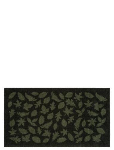 Tica Copenhagen Floormat Polyamide, 120X67 Cm, Leaves Design Grön