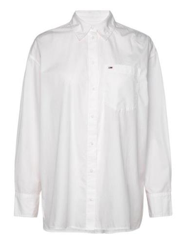 Tommy Jeans Tjw Rlx Essential Shirt Vit