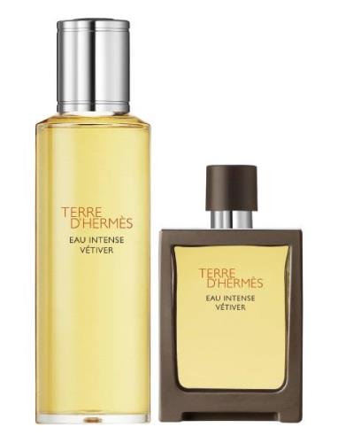 HERMÈS Terre D'hermès Eau Intense Vétiver Refillable + Refill Edp 30 M...