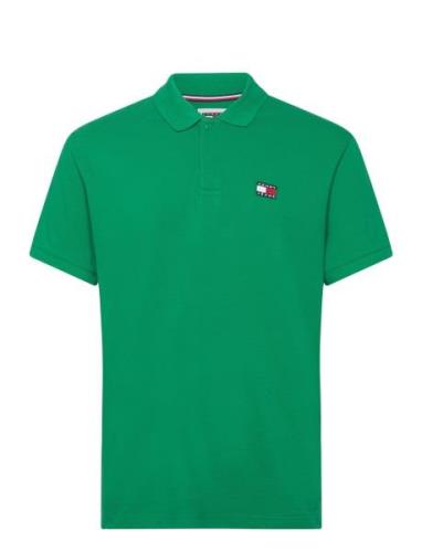 Tommy Jeans Tjm Reg Badge Polo Grön