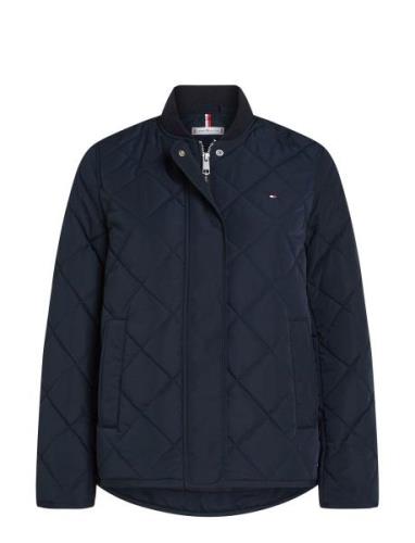 Tommy Hilfiger Lw Quilted Bomber Jacket Marinblå