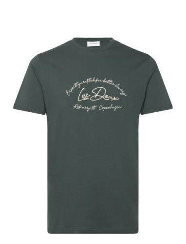 Les Deux Camden T-Shirt Khaki Green