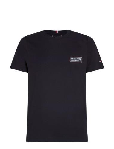 Tommy Hilfiger Printed Badge Tee Marinblå