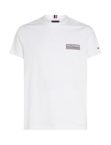 Tommy Hilfiger Printed Badge Tee Vit