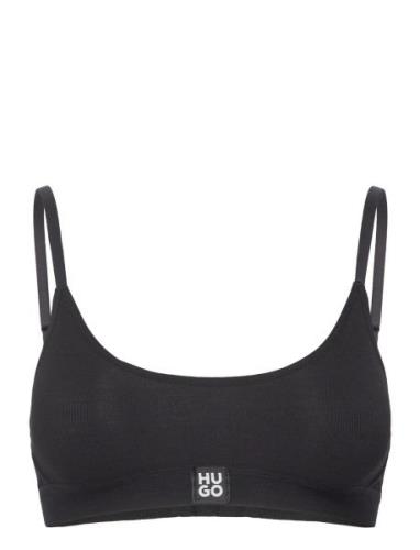 HUGO Bralette Rib Svart