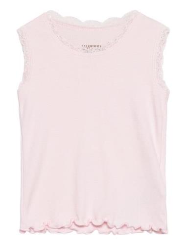 Huttelihut Tank Top Rib Rosa