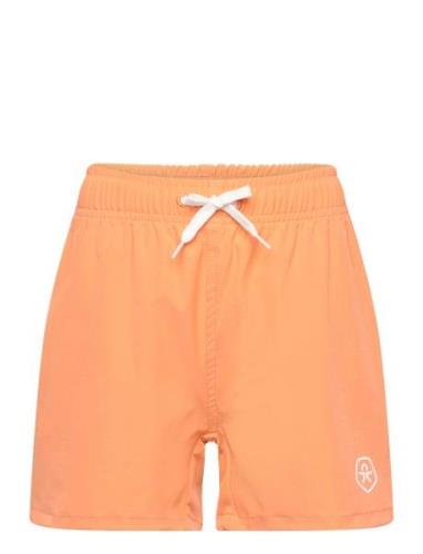 Color Kids Swim Shorts, Solid Orange