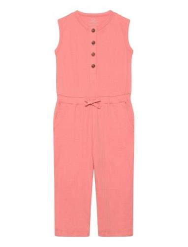 Copenhagen Colors Rib Jersey Jumpsuit Korall