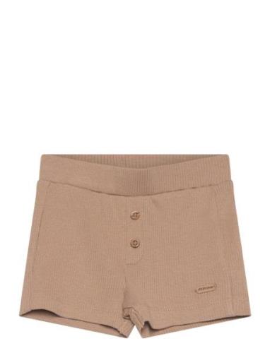 Minymo Shorts Rib Beige