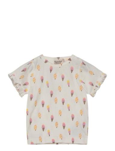 Minymo T-Shirt Ss Aop Multi/patterned