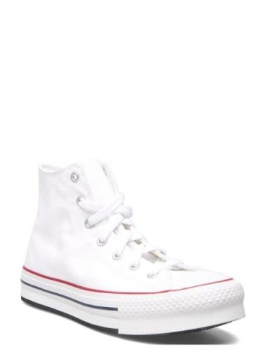 Converse Ctas Eva Lift Hi White/Garnet/Navy Vit