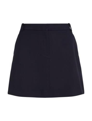 Tommy Hilfiger Core Straight Short Skirt Marinblå