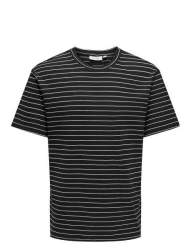 ONLY & SONS Onssebastian Reg Ss Tee Svart