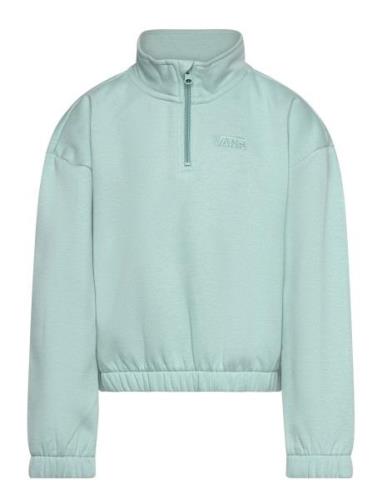 VANS Half Zip Mock Pullover Blå