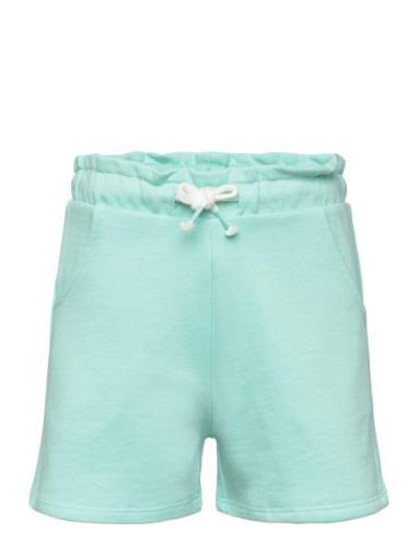 Mango Cotton Drawstring Waist Shorts Blå