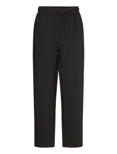 Mango Drawstring Jogger Trousers Svart