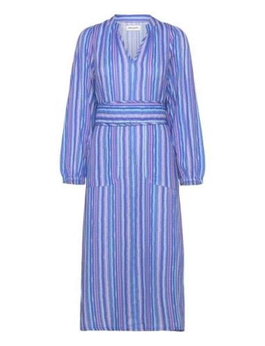 Lollys Laundry Parisll Midi Dress Ls Blå